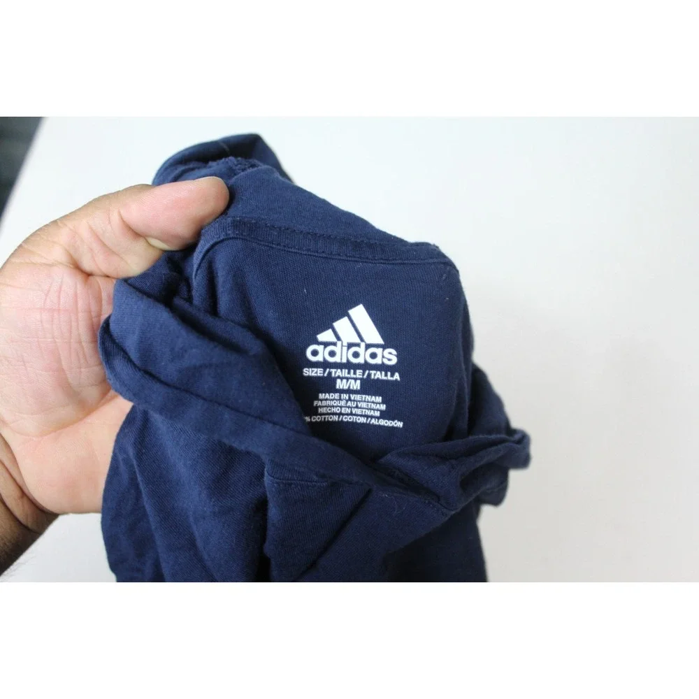 Adidas Youth Boy Blue Sweat Shirt Hoodie Long Sleeve Size Medium